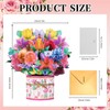 Luerbi Flower Bouquet Pop Up Cards, Birthday Flower Card, Get