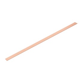 uxcell Copper Flat Bar, 0.03" Thickness x 0.79" Width x 15.75" Length Copper Bus Bar Stock Plate Mill for Electrical (0.8mm x 20mm x 400mm)