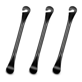 nuoshen 3 x Bicycle Tyre Levers, Metal Tyre Lever Tools., black