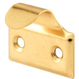 Prime-Line F 2540 Sash Lift, 1 In. Hole Centers, Steel, Brass Finish (2 Pack)