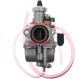 ZAMDOE VM22 26mm Carburetor Carburetor For Quad Pit Bike 110cc 125cc 140cc 212cc 196cc Motorcycle Engines For Lifan For Zongshen XR50 CRF70 KLX BBR For DHZ For SSR With Air Filter Intake Manifold Main