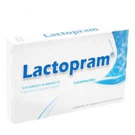 Lactopram Probióticos Lactobacilos 20 Cap P/adulto