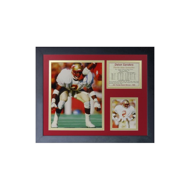 Legends Never Die Deion Sanders Florida State Collage Photo Frame,