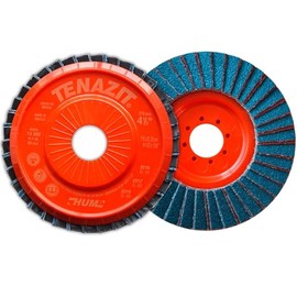 Austromex 2216 Disco laminado, especificación TZHUM - 40, grano zirconio, de 4-1/2 x 7/8 pulgadas. 5 pzas.