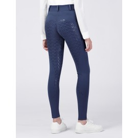 Harrison Howard Girls Riding Pants with Pockets & Belt Loops Full Seat Riding Tights for Girls Navy XL