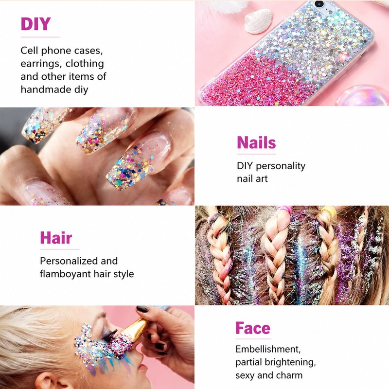 Gold Chunky Glitter Makeup Stick for Face, Body and Hair,
