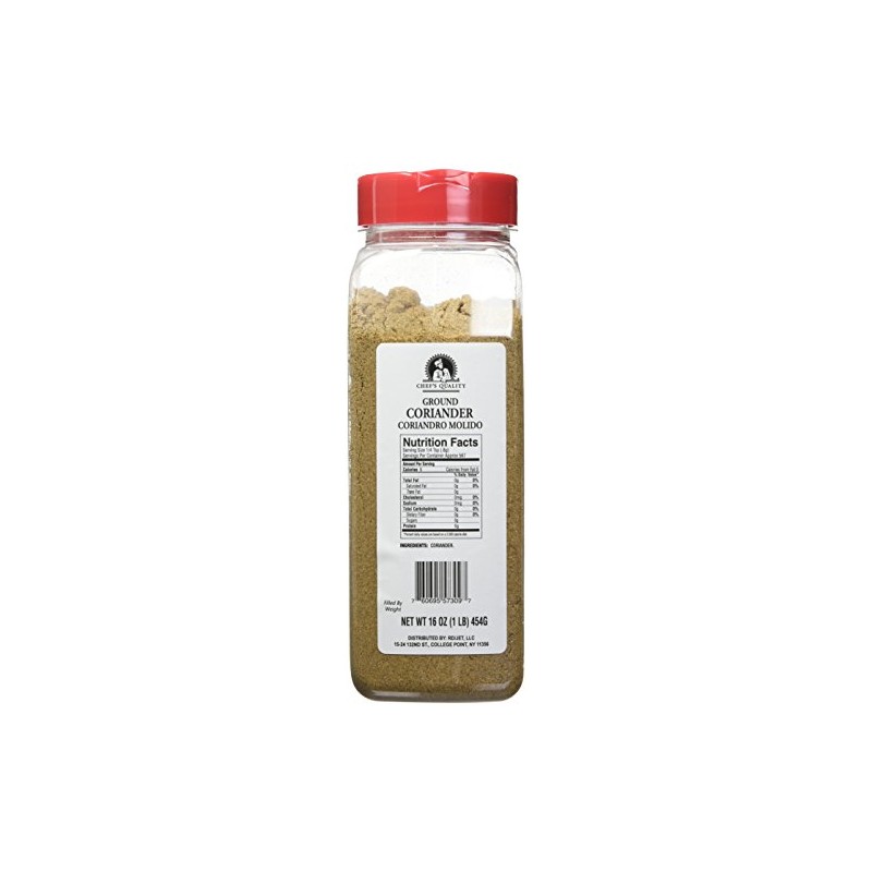 Chefs Quality Chef's Quality Ground Coriander 16 Ounce