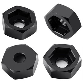 4 Pieces 8 mm to 12 mm Wheel Hex Hub Adapter Big Wheel Conversion Kit for Losi Mini-T 2.0.Mini-B 1/16 1/18 RC Off-Road Car Truck
