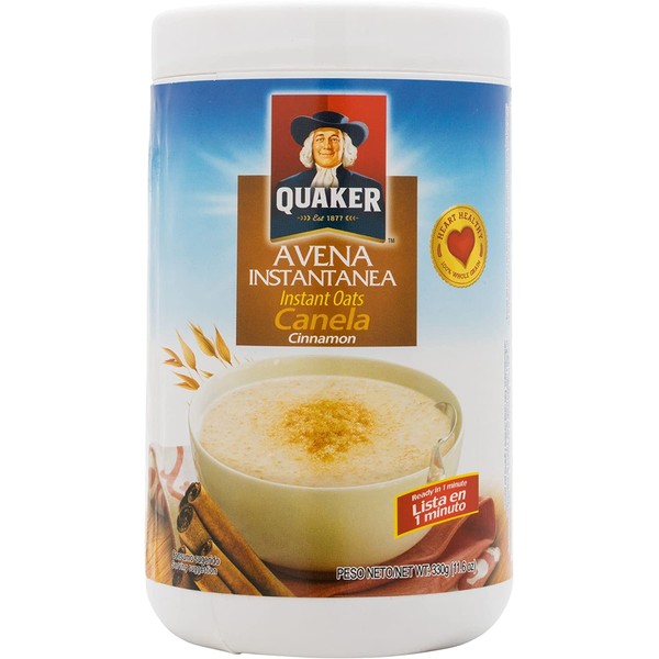 Quaker Avena with Cinnamon 11.6 OZ Instant Oats Cinnamon Cereal Mix