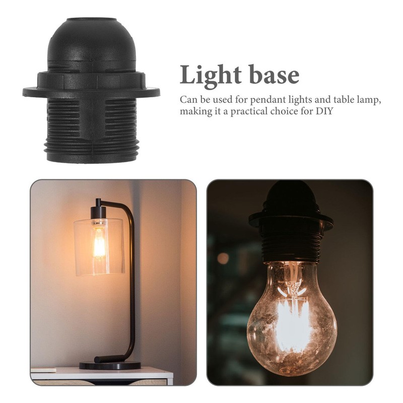 Gadpiparty E26 Light Socket, Threaded Lamp Socket Lamp Socket Replacement