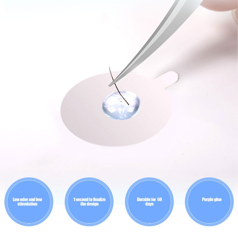 10ml Eyelash Extension Glue Transparent Fast Drying Long Lasting Lashes
