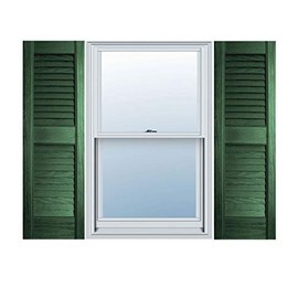 Builders Choice EVL12039GR Shutters, 12" x 39", Forest Green