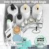 AKTECKE Corner Shower Caddy Bathroom Organizer: Adhesive Shower Rack Bathtub