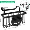 Kitchen Sponge Holder, Sink Caddy for Kitchen Sink Organizer, Smiley