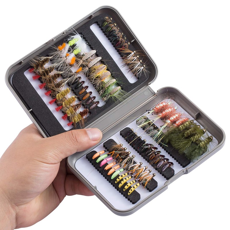 BASSDASH Trout Steelhead Salmon Fishing Flies Barbed Barbless Fly Hooks