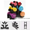 Triangular Dumbbell Rack Stand, 3 Tier, Weight Holder 23x22.5x8.5cm, for