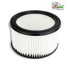 MisterVac Lamella Filter Replacement Filter Compatible with Wap Alto Nilfisk