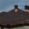 2 Pcs Gutter Valley Splash Guards Downspout Diverter Roof Rain