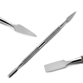 MuskalMed Professional Ingrown Toe Nail Cutters Clippers Pliers | Side Cutters Straight Curved | Beauty Gauges | Cuticle Pushers Skin Knife (Cuticle Pusher Ct-01)