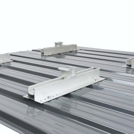 Zelsius Solar Panel Bracket Rail with Centre Clamps, Solar Panel Connection, Solar Panel Mounting, Bracket for Solar Panels, Bracket Kit, Solar Rail, Module Clamp, Roof Mounting