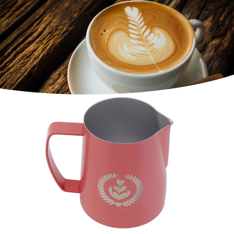 350ml Coffee Art Cup with Pointed Mouth 304 Stainless Steel