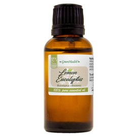 GreenHealth Lemon Eucalyptus - 1 fl oz (30 ml) Glass Bottle - 100% Pure Essential Oil