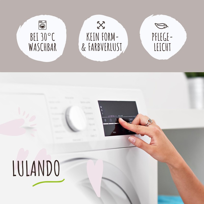 LULANDO® Baby Blanket 100 x 75 cm Cuddly Blanket Crawling