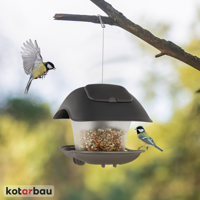 KOTARBAU® Bird House for Hanging Bird Feeder Made of Plastic