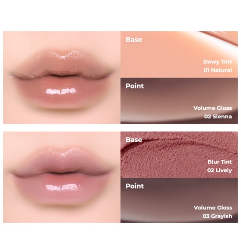 A.CHI Volume Gloss 5.0g, Color:02 Sienna