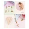 JIALEEY Wholesale Bulk 50PCS Mixed Gold Charms Pendants DIY for