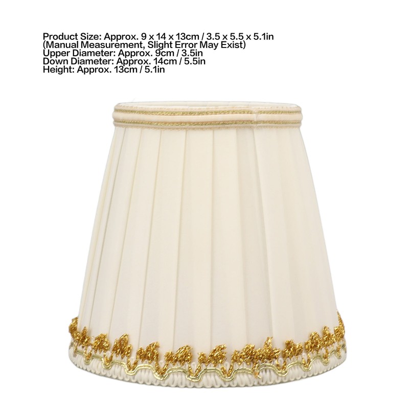 6Pcs Small Lamp Shades Safe Soft Easy Installation Modern Light