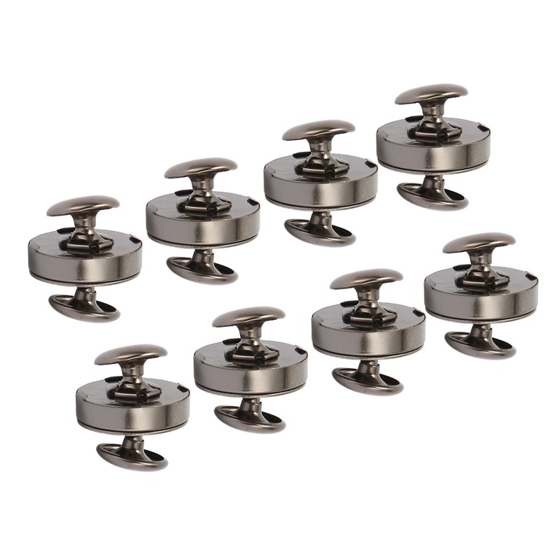 50 Sets Magnetic Button Clasp Snaps 18x5mm High Hardness Alloy