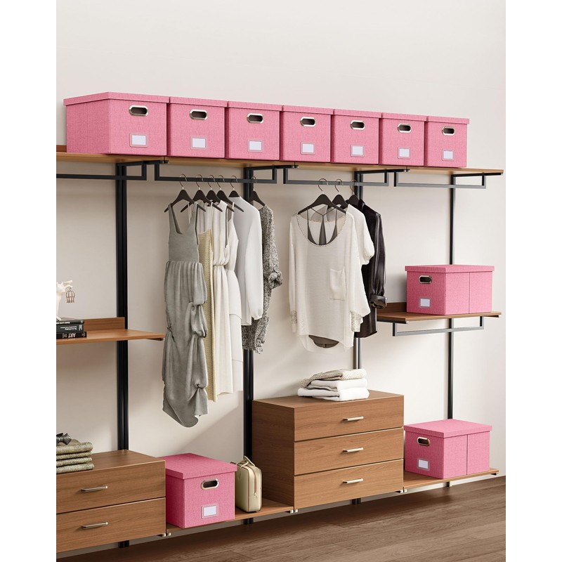 2 Pack File Storage Organizer, Filing Box, Portable File Box