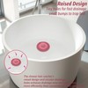 Inmorven Bathroom Sink Drain Strainers - 5 Pack Silicone Hair
