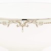 Narumi 51008-2508 Cup and Saucer, Thin Pearl Accent, Arabesque Platinum,