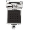 Nail Drill Bits Storage Box 25 Holes Transparent Clamshell Lock