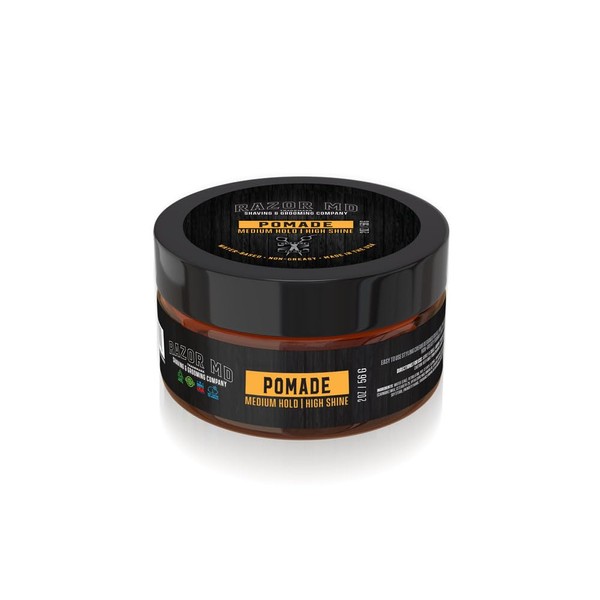 Razor MD Natural Water Based Hair Pomade for Men With