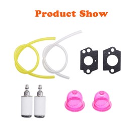 LiGuVCY Carburetor Replacement for Poulan SST25 FL20 FL20C FL23 FL26 FX26S FX26SC MX550 with Gaskets & Fuel Lines