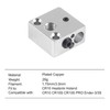 JUZITAO 8pcs Updated High Temperature CR-10 Plated Copper Heater Block
