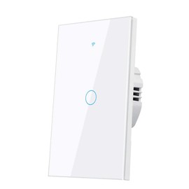 LSLIANGMEI Smart Wi-Fi Light Switch, RF433, No Neutral Wire Required, Compatible with Alexa, Google Home, Smart Life App (1-Gang)