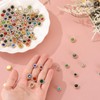 sourcing map 100pcs Sew on Rhinestones, 10mm Flower Claw Rhinestones