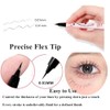 Liquid Eyeliner Long-Lasting Waterproof Highly Pigmented Liner with Precise Tip
