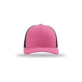 Richardson Low Profile Trucker Cap M/L Hot Pink/ Black