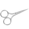 Tijeras de Acero Inoxidable para Cejas y Nariz Hoja Recta