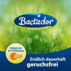Bactador Bactador Wäschespülung Geruchsentferner 1L - Mikrobiologischer Hygienespüler Wäsche für alle Textilien - Enzymreiniger & Geruchsentferner Wäsche - Hygiene Waschmittel - Geruchsneutralisierer