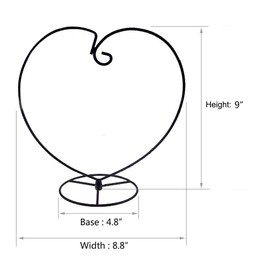 Fosinz Ornament Display Stand Iron Hanging Stand Holder Hooks for Hanging Glass Globe Air Plant Terrarium Ball Christmas Ornament Home Wedding Decoration