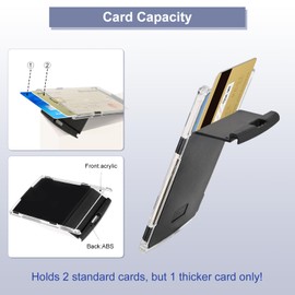 ID Badge Holder Retractable with Reel Clip Keychain,Lanyards for Cruise Ship Cards,Easy Swap Tag Without Removing Lanyard，2Pack for Office School Hospital Travel(Black,Vertical)