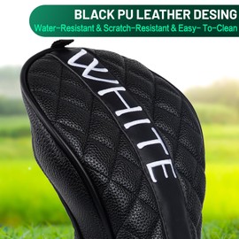 Golf Headcover Single Piece Golf Wood Cover Set Golf Driver Cover Fairway Wood Utility Putter Cover Magnetic Closure Pin Putter Cover ODYSSEY Odyssey (Utility)