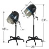 SEGAWE 1300W Adjustable Hooded Floor Salon Hair Bonnet Dryer Stand