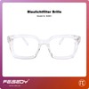 FEISEDY Blue Light Filter Glasses Men Women Rectangular Blue Light